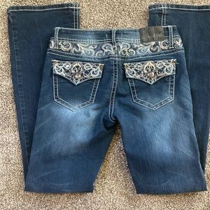 Soundgirl blue jeans size 7 in good condition.